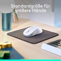 Logitech Signature M650 L Wireless Egér Nagy Kézhez, Csendes Kattintás, Bluetooth - Große Hände, White, Right Handed 4