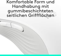 Logitech Signature M650 L Wireless Egér Nagy Kézhez, Csendes Kattintás, Bluetooth - Große Hände, White, Right Handed 10