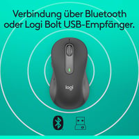 Logitech Signature M650 Vezeték Nélküli Egér Bluetooth Többeszköz Kompatibilis - Kleine-Mittlere Hände, gray, Right Handed 7