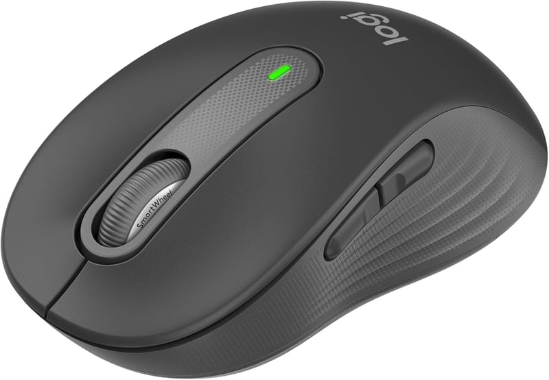 Logitech Signature M650 Vezeték Nélküli Egér Bluetooth Többeszköz Kompatibilis - Kleine-Mittlere Hände, gray, Right Handed