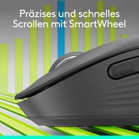 Logitech Signature M650 Vezeték Nélküli Egér Bluetooth Többeszköz Kompatibilis - Kleine-Mittlere Hände, gray, Right Handed 2