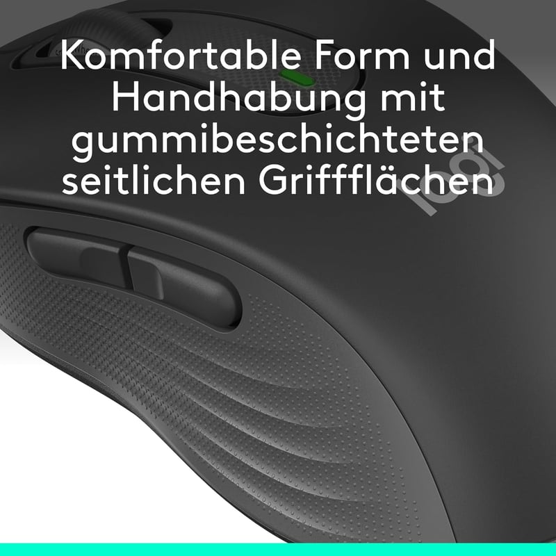 Logitech Signature M650 Vezeték Nélküli Egér Bluetooth Többeszköz Kompatibilis - Kleine-Mittlere Hände, gray, Right Handed