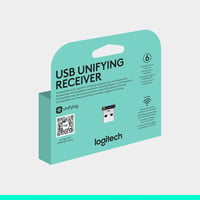 Logitech Unifying USB vevő fekete vezeték nélküli egér billentyűzet 5