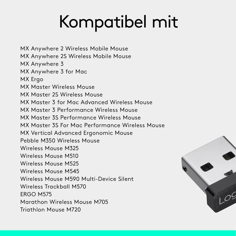 Logitech Unifying USB vevő fekete vezeték nélküli egér billentyűzet