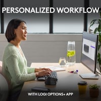 Bezdrôtová ergonomická klávesnica Logitech Wave Keys - grafitovo sivá, rozloženie US International QWERTY 8