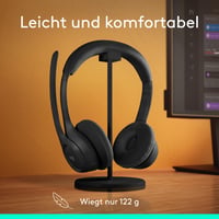 Căști wireless Logitech Zone 300 cu Bluetooth, microfon, anulare a zgomotului, compatibile cu Windows, Mac, iOS, Android, Negru 7