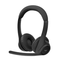 Căști wireless Logitech Zone 300 cu Bluetooth, microfon, anulare a zgomotului, compatibile cu Windows, Mac, iOS, Android, Negru 1