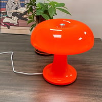 LOGT LED stolna lampa u obliku gljive s USB priključkom i prekidačem, narančasta, prigušiva, 3 razine svjetline, moderna dekorativna noćna svjetiljka 6