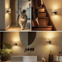 LOHAS-LED Mozgásérzékelős Éjszakai Lámpa 3000K Meleg Fehér Dimmer Funkcióval 6