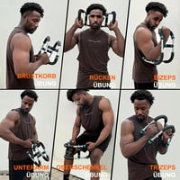 LOITTAINUE Twister Armtrainer állítható mellizom tréner 30-50 kg hordozható 2