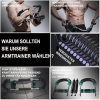 LOITTAINUE Twister Armtrainer állítható mellizom tréner 30-50 kg hordozható 5
