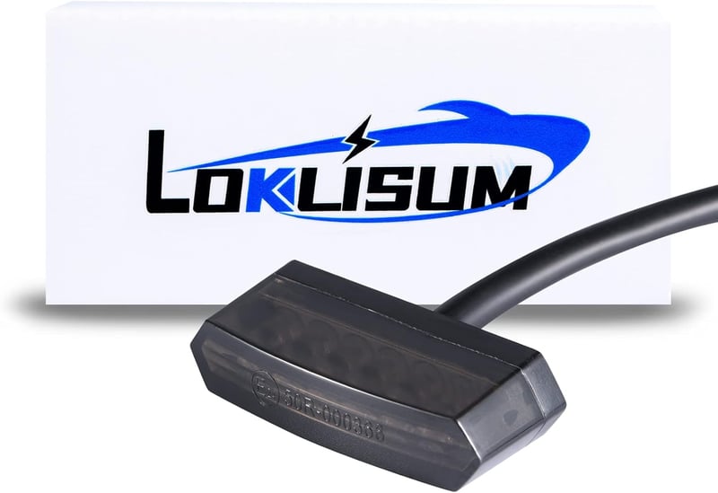 LOKLISUM 12V 6 LED Motorkerékpár Hátsó Lámpa Féklámpa ATV Quad Chopper