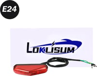 LOKLISUM LED Motorkerékpár Hátsó Lámpa 12V 9 LED Féklámpa E-Jóváhagyott 8