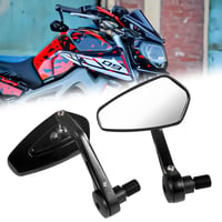 LOKLISUM Motorkerékpár Tükörkép Kormányvég Oldaltükör Yamaha MT03 MT07 MT09 MT10 MT15 MT125 FZ1 FZ6 XJ6 TMAX Átlátszó 1