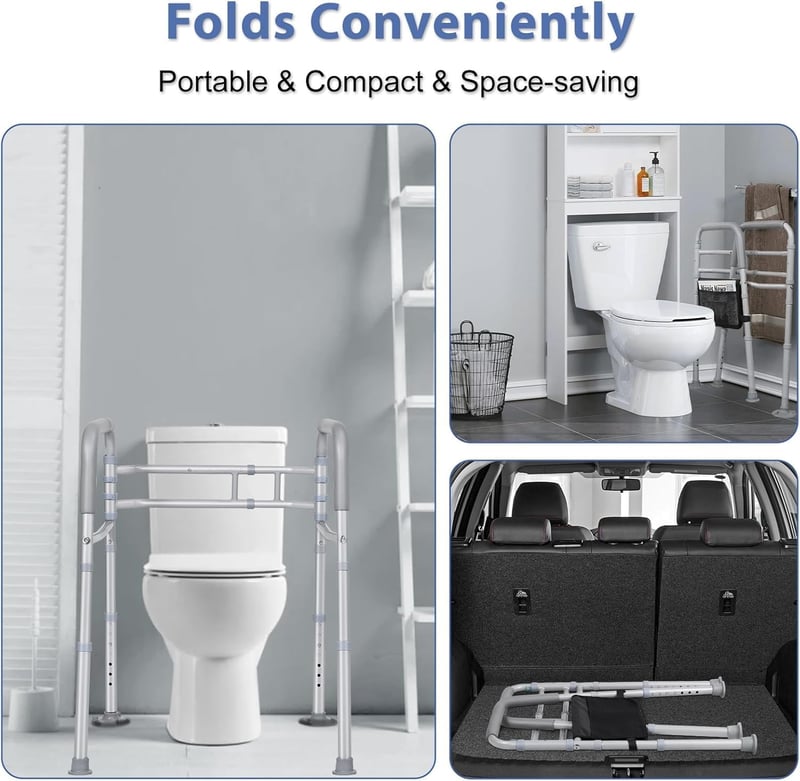 LOLLIDO WC bidet támogatókerete állítható zuhanykarral fürdőszobához