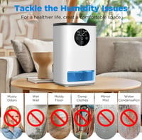 Lomffy 1400ml Hordozható Páramentesítő Automatikus Leállítással és Alvási Móddal 6