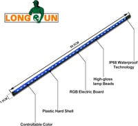 Longrun IP68 Vízálló LED Szalag Medencéhez - 7 Színű Applikációval Vezérelhető Világítás Távirányítóval - Akváriumhoz, Szökőkúthoz, Úszómede 3