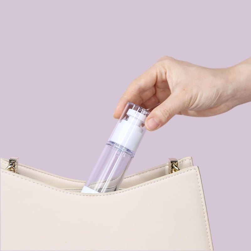 LONGWAY 6x30ml Airless Pump Dispenser Utazó Kozmetikai Palack Krém Adagoló
