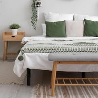 LONHCHI 4 db állítható bútorláb fekete fém 8-12 cm, magasság 12 cm-ig, csavarok 20 db kanapéágyhoz és szekrényhez 7