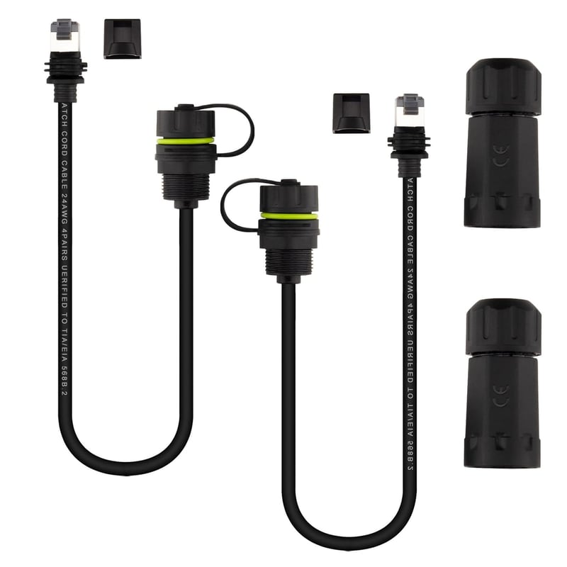 Lonlonty Starlink Ethernet Adapter Gen 3 Mini V3 - Vízálló RJ45 Csatlakozó Stabil Vezetékes Hálózati Kapcsolathoz - 50 cm - 2 db - IP68 Véde