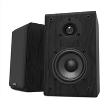 LONPOO LP42 Passzív Könyvespolc Hangfal Pár 75W HiFi Fa Fekete 1