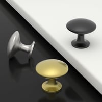LONTAN 10 db rozsdamentes acél bútor gomb, ezüst konyhai fogantyú szett - 10, Silver 5