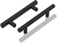 LONTAN 64mm Fekete Bútor Fogantyú Rozsdamentes Acél Konyha Fürdőszoba 10db - BA: 128mm, 10 1