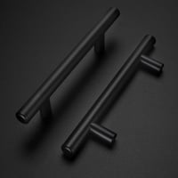 LONTAN 64mm Fekete Bútor Fogantyú Rozsdamentes Acél Konyha Fürdőszoba 10db - BA: 160mm, 10 4