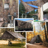 LOOGU Kamuflázs Háló 5x5m Napvédelem Kert Camping Parti Dekoráció Többféle Méret Szín 8