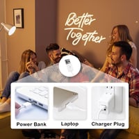 Looklight Neon Sign Meleg Fehér LED Fali Dekoráció USB Betűs Lámpa 5