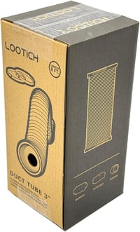 LOOTICH Alumínium Flexibilis Légcsatorna 79mm x 2.5m - Fekete Szellőztető Cső HVAC Rendszerekhez, Fürdőszobához, Konyhához, Üvegházhoz 8