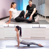 LOPHE 3 részes masszázslabda és fascia roller szett kék 7