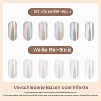 LOPHE Chrome puder za nokte – Holografski efekt zrcala, metalik Aurora pigment, sedefasti sjajni prah za gel lak, ukrašavanje noktiju DIY 4