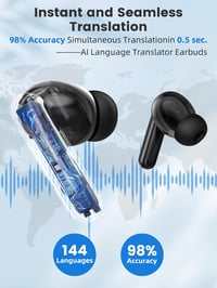Lopnord 144 Nyelvű Fordító Fülhallgató Bluetooth 5.3 Gyors Fordítás 2