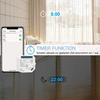 LoraTap WiFi okos beépíthető relé modul redőny és függöny vezérléshez 4db 3