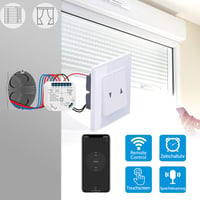 LoraTap WiFi okos beépíthető relé modul redőny és függöny vezérléshez 4db 2