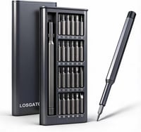 Los Gatos Precíziós Csavarhúzó Készlet 24 Bittel - Telefon, Laptop, PC Javításhoz - 25-in-1 Grey 1
