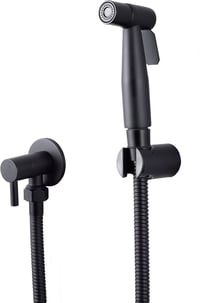 LOSCHEN Bidet Kézi Zuhanyfej Rozsdamentes Acél Fekete WC Bidé Spray 1