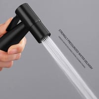 LOSCHEN Bidet Kézi Zuhanyfej Rozsdamentes Acél Fekete WC Bidé Spray 3