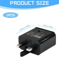Lotsdonxia UK 3-Pin USB Fali Töltő 5V 2A Gyors Adapter Telefonokhoz és Tabletekhez 2