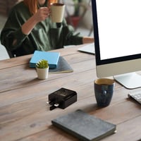 Lotsdonxia UK 3-Pin USB Fali Töltő 5V 2A Gyors Adapter Telefonokhoz és Tabletekhez 5