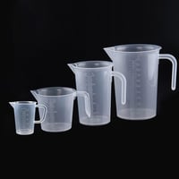 Lottogo 4 részes mérőpohár szett 100-1000 ml műanyag fogantyúval 1