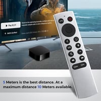 Loutoc Távirányító Apple TV 4K/HD Készülékekhez - Univerzális Vezérlő Siri és Nyelvi Funkciók Nélkül - Kompatibilis Apple TV Modellekkel 6
