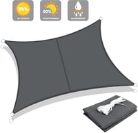 Pânză de umbrire impermeabilă LOVE STORY cu protecție UV 95%, antracit - 3x6 m 2