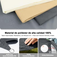 LOVE STORY trojuholníková tieniacia plachta 2x2x2 m, antracitová, nepremokavý PES materiál, 95 % UV ochrana, ochrana pred vetrom a slnkom do záhrady, na terasu a balkón 4
