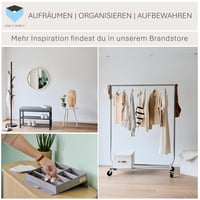 LOVE !T STORE !T Prémiový úložný box na vianočné gule – 30 priehradiek na vianočné ozdoby, s vyberateľnými podnosmi – sivý – 58x36x25 cm 7