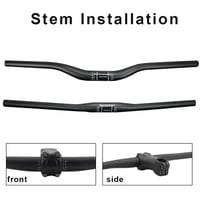 Ghidon MTB din carbon LOVEJIA RXL SL 31,8 mm x 740 mm, ghidon plat pentru bicicletă de munte, finisaj mat UD 5