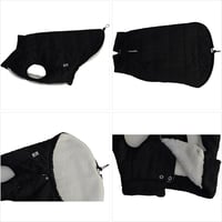Lovelonglong Vízálló Téli Kutyamellény Fleece Béléssel Fekete XL 4
