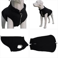 Lovelonglong Vízálló Téli Kutyamellény Fleece Béléssel Fekete XL 3
