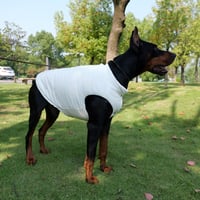 Lovelonglong Vízálló Téli Kutyamellény Fleece Béléssel - Gomb Stílusú Kutyakabát Krém M 7